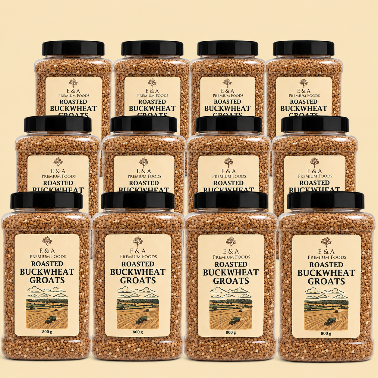 Roasted Buckwheat Groats Box of 12